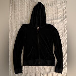 Juicy Couture Black Velour Jacket